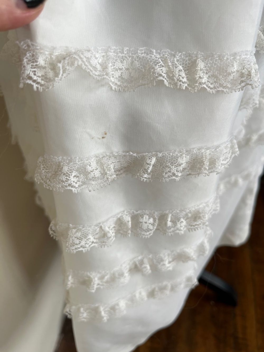 1950s White Wedding dress mcm - Picture 8 of 11